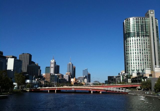 Blick auf das Crown Casino